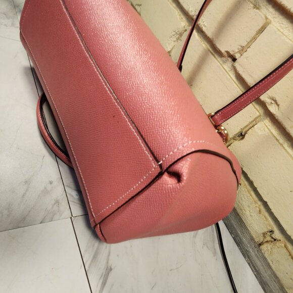 Like New Coach Brooke Pink Glitter Crossbody Bag Purse - Picture 9 of 16